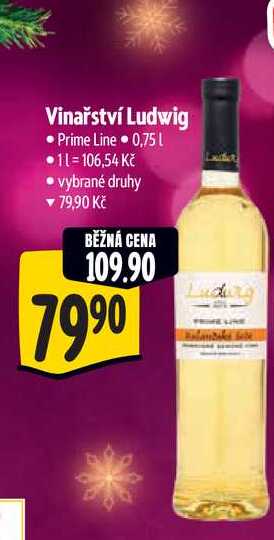 Vinařství Ludwig Prime Line 0,75 l