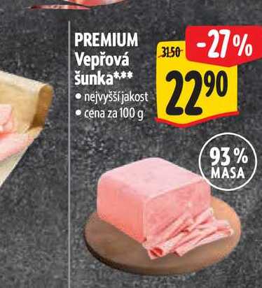 PREMIUM Vepřová šunka 100 g