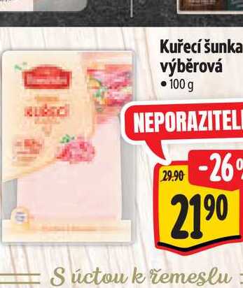 Kuřecí šunka výběrová 100 g