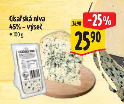 Císařská niva 45% - výseč 100 g