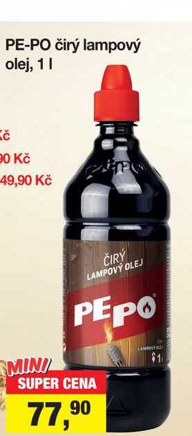 PE-PO čirý lampový olej, 1 l