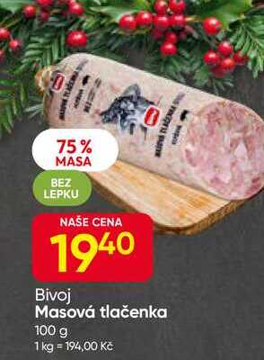 Bivoj Masová tlačenka 100 g 