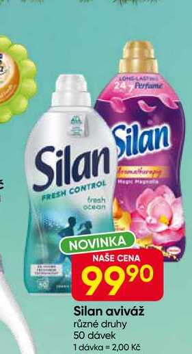 Silan aviváž různé druhy 50 dávek 