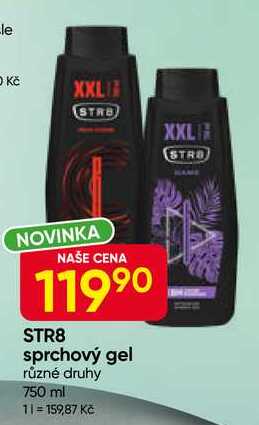 STR8 sprchový gel různé druhy 750 ml