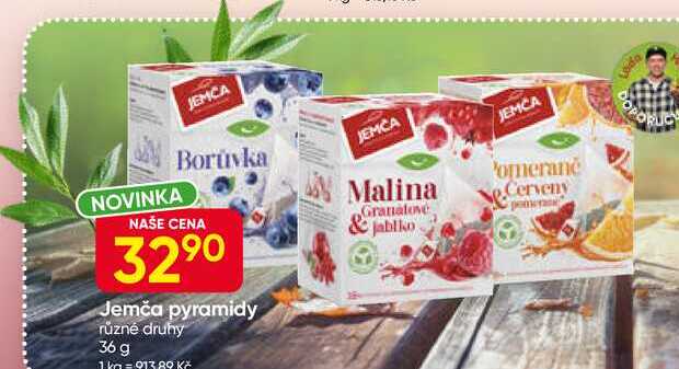 Jemča pyramidy různé druhy 36 g 