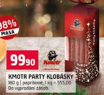 KMOTR PARTY KLOBÁSKY 180 g