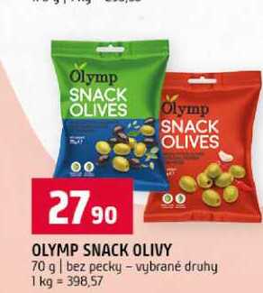 OLYMP SNACK OLIVY 70 g