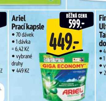 Ariel Prací kapsle 70 dávek