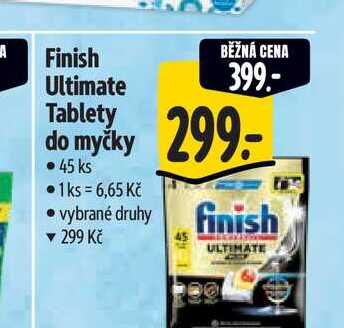 Finish Ultimate Tablety do myčky 45 ks