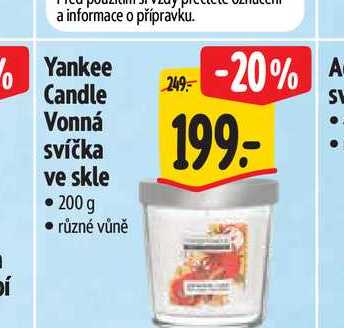   Yankee Candle Vonná svíčka ve skle 200 g 