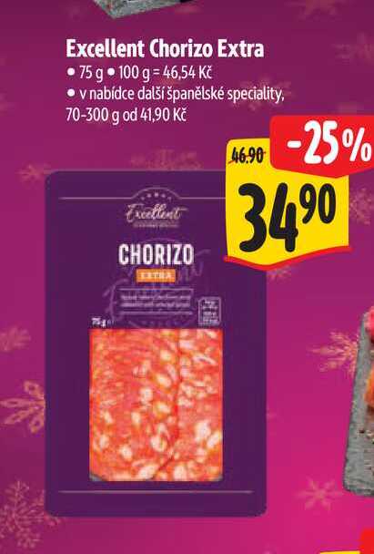 Excellent Chorizo Extra 75 g