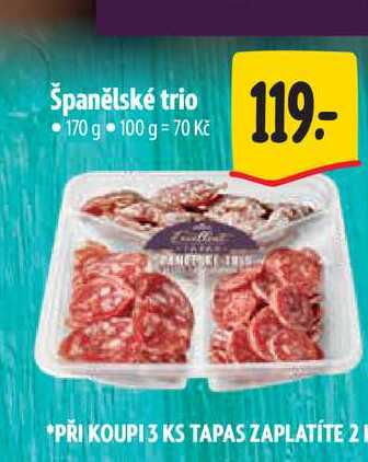Španělské trio 170 g 