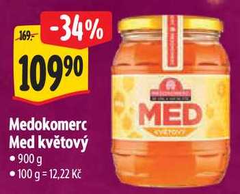 Medokomerc Med květový, 900 g