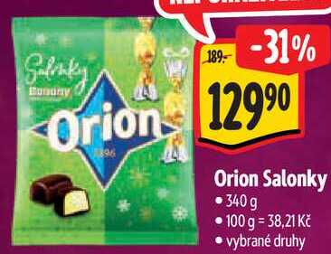 Orion Salonky, 340 g