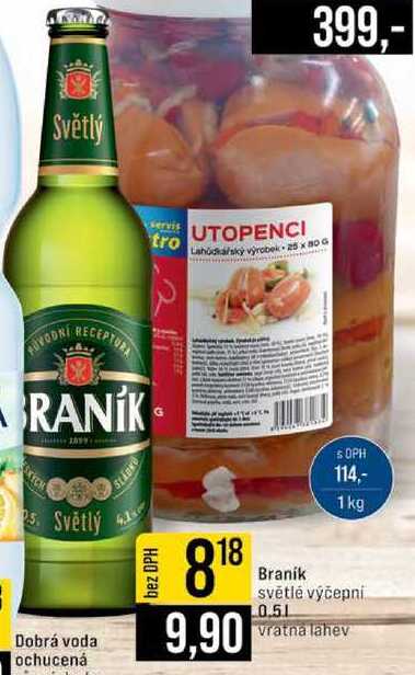 Braník světlé výčepní 0.5l