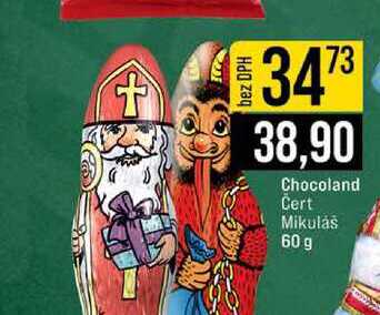 Chocoland Cert Mikuláš 60 g