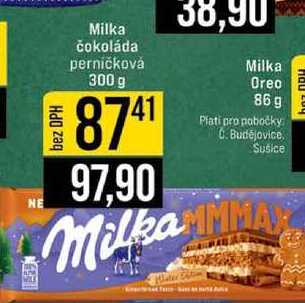 Milka čokoláda perničková 300 g