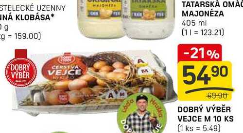 DOBRÝ VÝBĚR VEJCE M 10 KS