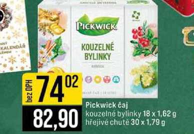 Pickwick čaj kouzelné bylinky 18 x 1.62 g hřejivé chutě 30 x 1,79 g