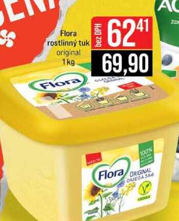 Flora rostlinný tuk original 1kg