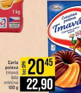 Carla poleva tmavá bílá mléčná 100 g