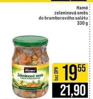 Hame Zeleninová směs Hamé zeleninová směs do bramborového salátu 330 g