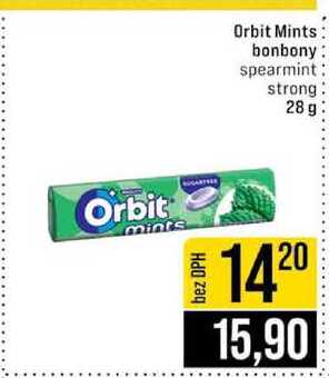 Orbit Mints bonbony spearmint strong 28 g