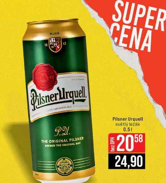 Pilsner Urquell světlý ležák 0,5l