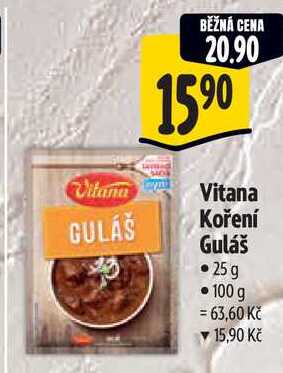 Vitana Koření Guláš, 25 g