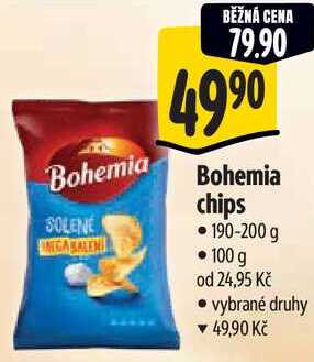 Bohemia chips, 190-200 g 