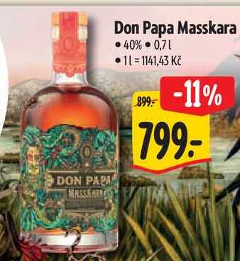 Don Papa Masskara, 0,7 l