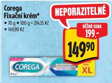 Corega Fixační krém, 70 g 