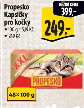 Propesko Kapsičky pro kočky, 48x 100 g