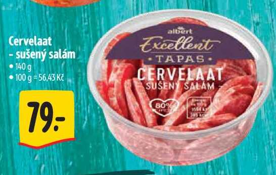Cervelaat - sušený salám, 140 g