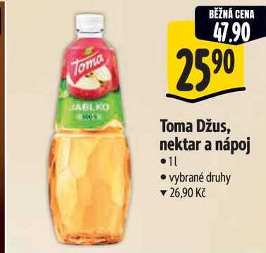 Toma Džus, nektar a nápoj, 1 l