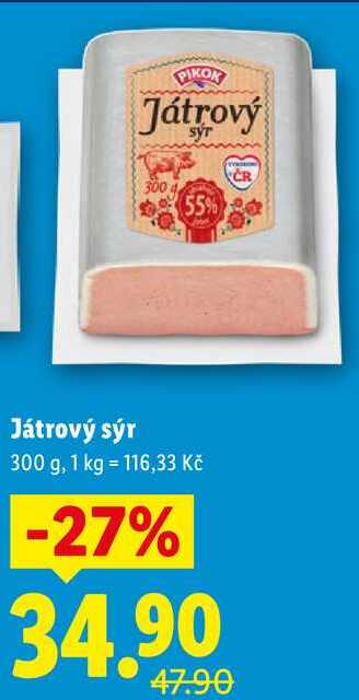 Játrový sýr, 300 g
