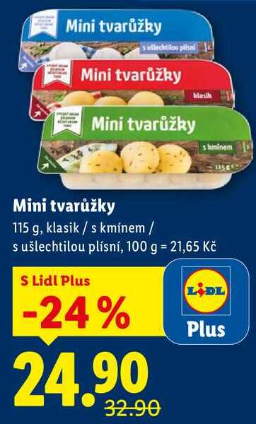 Mini tvarůžky, 115 g