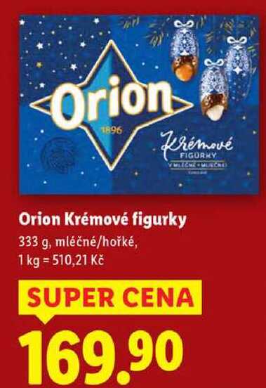 Orion Krémové figurky, 333 g,