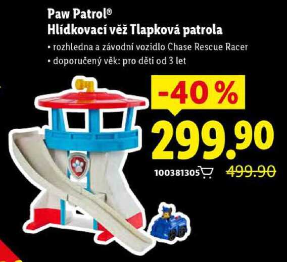 Paw Patrol Hlídkovací věž Tlapková patrola 