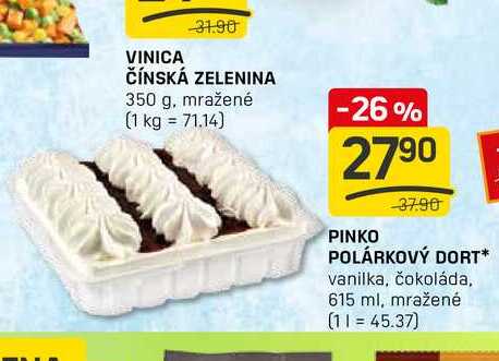 POLÁRKOVÝ DORT vanilka, čokoláda, 615 ml