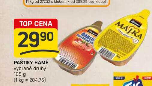 PAŠTIKY HAMÉ vybrané druhy 105 g