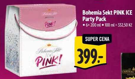 Bohemia Sekt PINK ICE Party Pack, 6x 200 ml