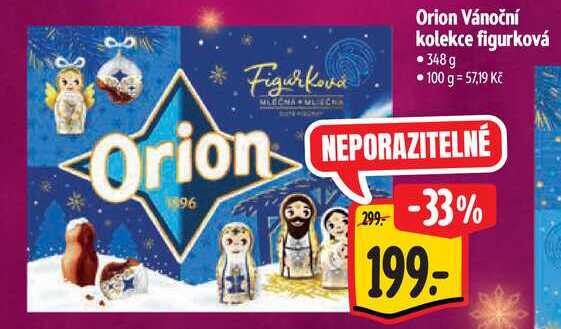 Orion Vánoční kolekce figurková, 348 g