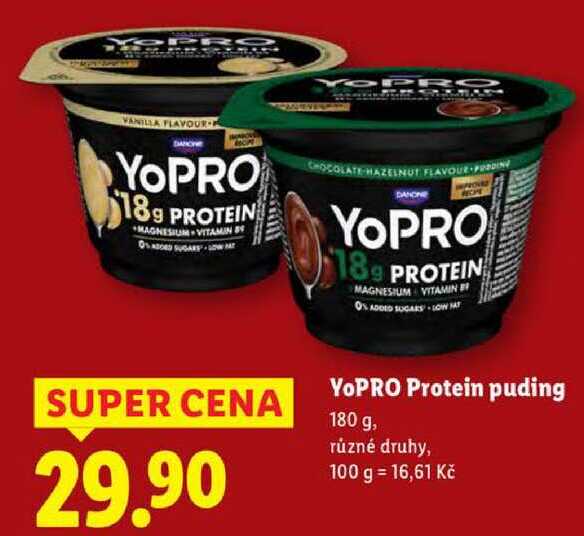 YoPRO Protein puding, 180 g