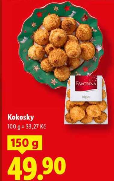 Kokosky, 150 g