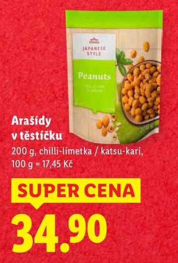 Arašídy v těstíčku, 200 g