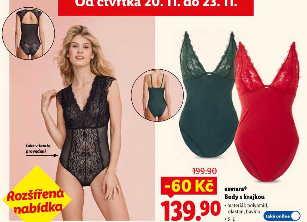 esmara Body s krajkou