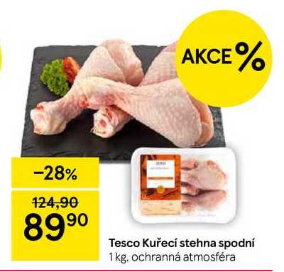 Tesco Kuřecí stehna spodní, 1 kg