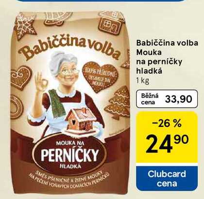Babiččina volba Mouka na perníčky hladká, 1 kg