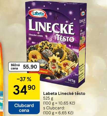 Labeta Linecké těsto, 525 g 